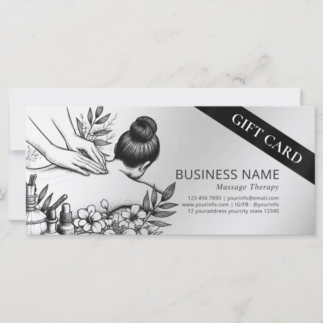 Massage Therapy Healing Hands Energy Spa Wellness (Front)