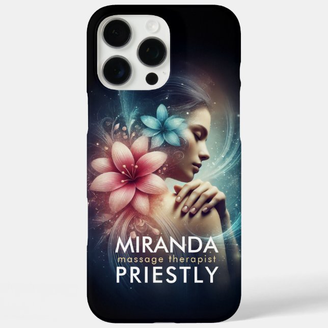 Massage Therapy Healing Hands Energy Spa Wellness Case-Mate iPhone Case (Back)