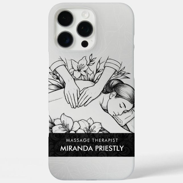 Massage Therapy Healing Hands Energy Spa Wellness Case-Mate iPhone Case (Back)