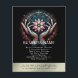 Massage Therapy Healing Hands Energy Spa Wellness Flyer<br><div class="desc">Massage Therapy Healing Hands Energy Spa / Chiropractor / Reiki SPA / Therapist / Makeup Salon / Health Wellness</div>