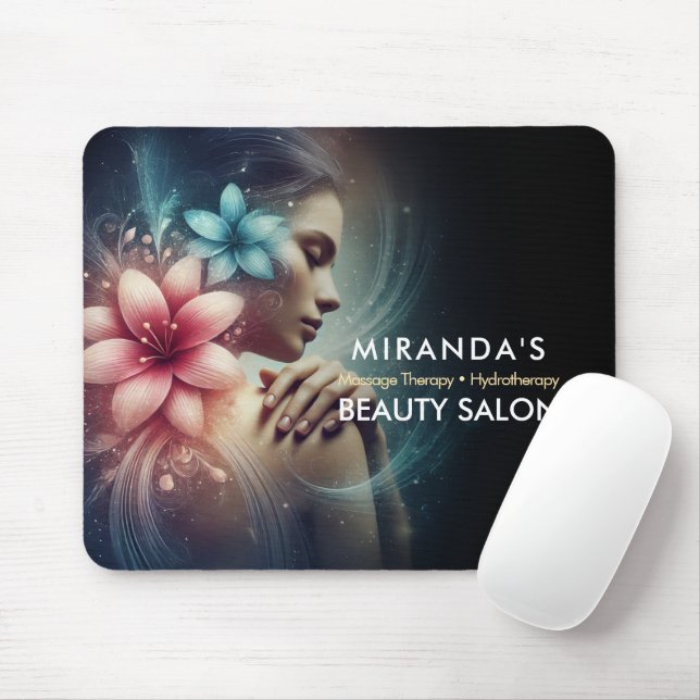 Massage Therapy Healing Hands Energy Spa Wellness Mouse Pad (With Mouse)