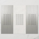 Massage Therapy Health SPA Vintage Tree Tri-Fold (Back)