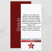 Massage Therapy in Ruby Red (Front/Back)