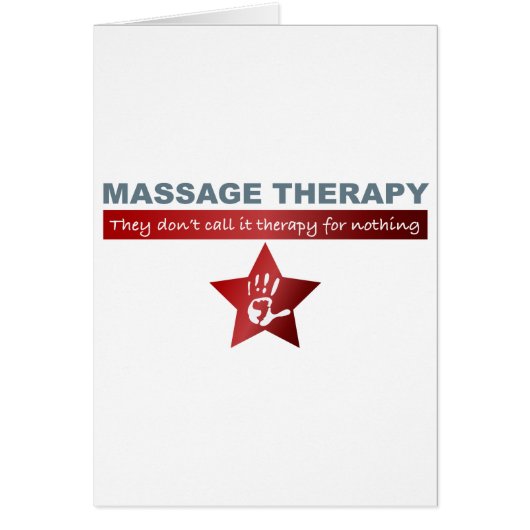 Massage Therapy in Ruby Red Cards (Front)