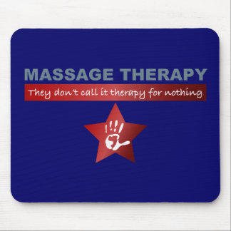 Massage Therapy in Ruby Red Mouse Pad