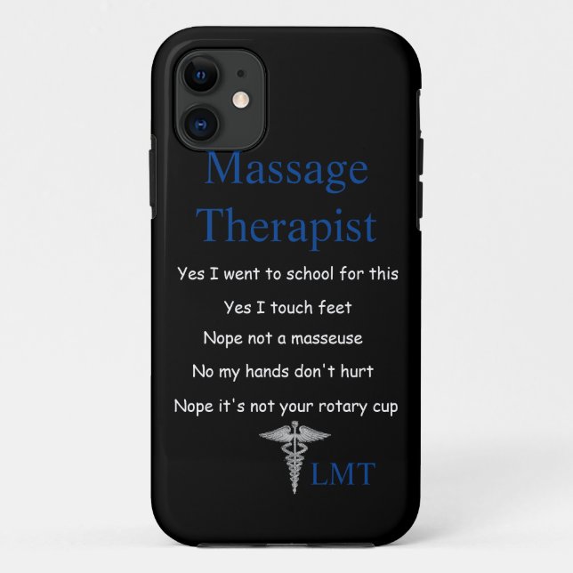Massage Therapy IPhone Case (Back)