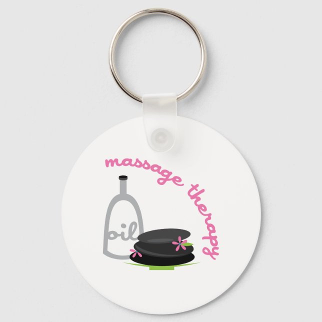 Massage Therapy Keychain (Front)