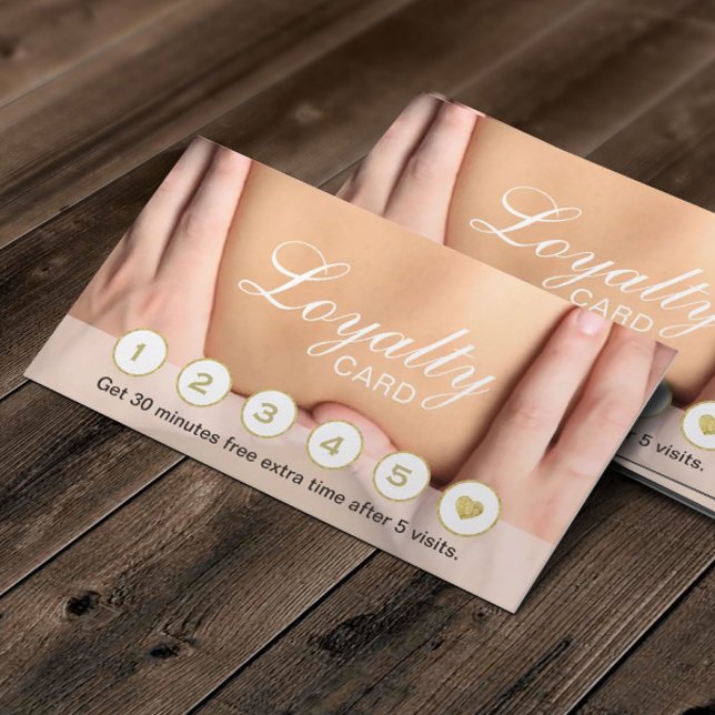 Massage Therapy Professional Therapist Loyalty Card (Creator Uploaded)
