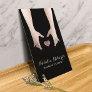 Massage Therapy Rose Gold Healing Hands & Heart Business Card