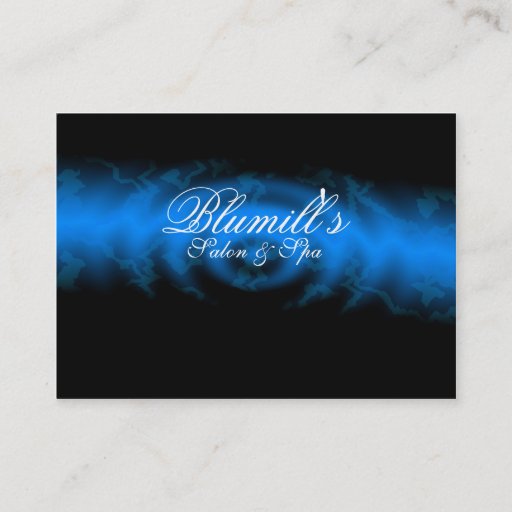 Customizable Massage Therapy Salon &amp; Spa Business Card