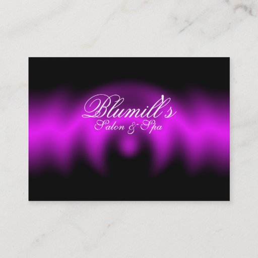 Customizable Massage Therapy Salon & Spa Business Card