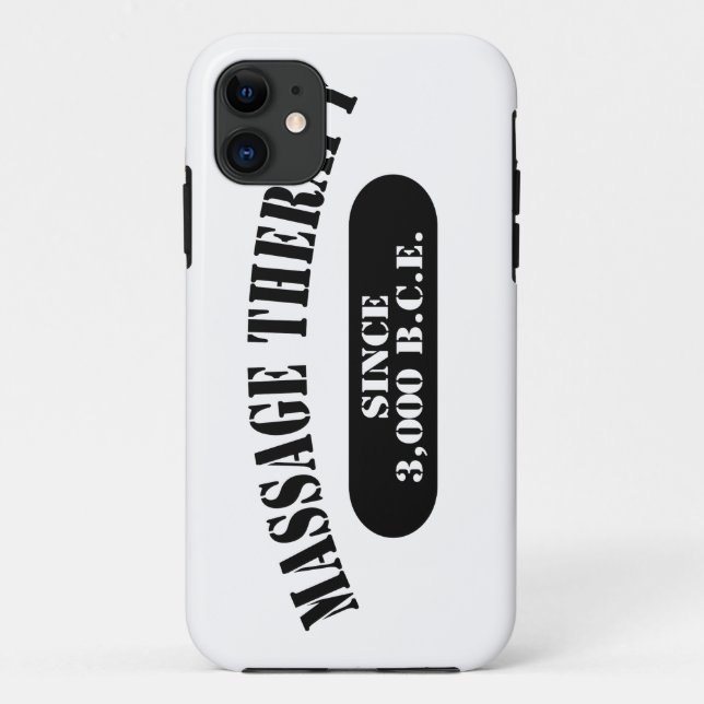 Massage Therapy Since 3,000 B.C.E. Case-Mate iPhone Case (Back)