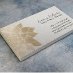 Massage Therapy Spa Gold Floral Vintage Linen Business Card<br><div class="desc">Massage Therapy Spa Gold Floral Vintage Linen Business Card.</div>