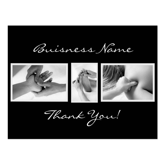 Massage Therapy Thank You Card 5095