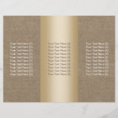 Massage Therapy Yoga Glowing Lotus Buralp Tri-Fold (Back)