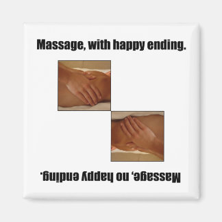 Massage, With Happy Ending. Magnet