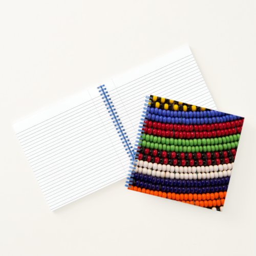 Massai Tribal Bead Pattern Notebook