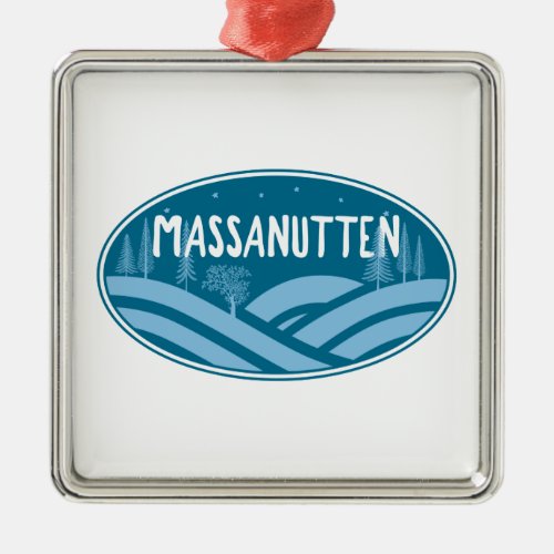 Massanutten Resort Virginia Outdoors Metal Ornament