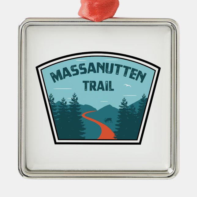 Massanutten Trail Virginia Metal Ornament (Front)