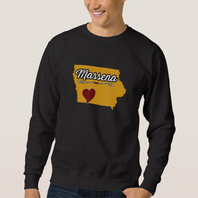 MASSENA IOWA IA USA  Cute Souvenir Merch  US City  Sweatshirt (Front)