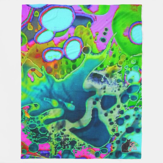 Masseuse Juice Fleece Blanket (Front)