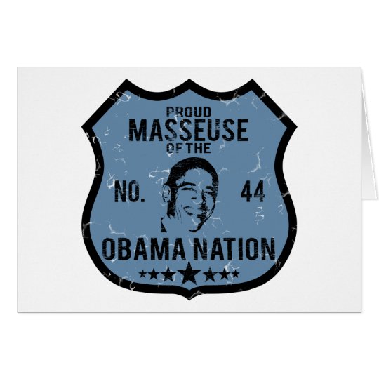 Masseuse Obama Nation Card