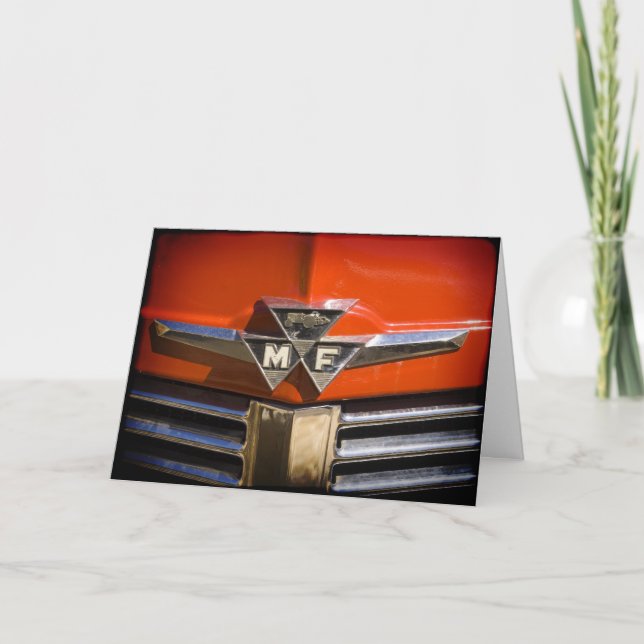 Massey Ferguson Emblem Thank You Card (Front)