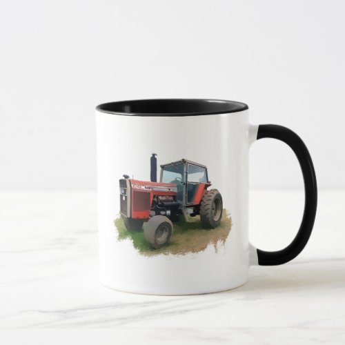 Massey Ferguson Red Tractor in the Field Mug