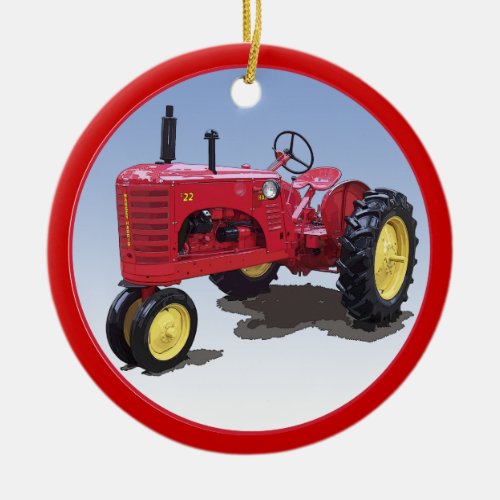 Massey Harris Model 22 Ceramic Ornament