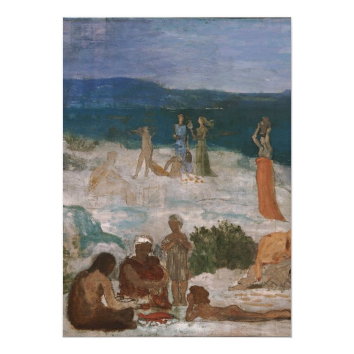Massilia, Greek Colony by Puvis de Chavannes Custom Invitations