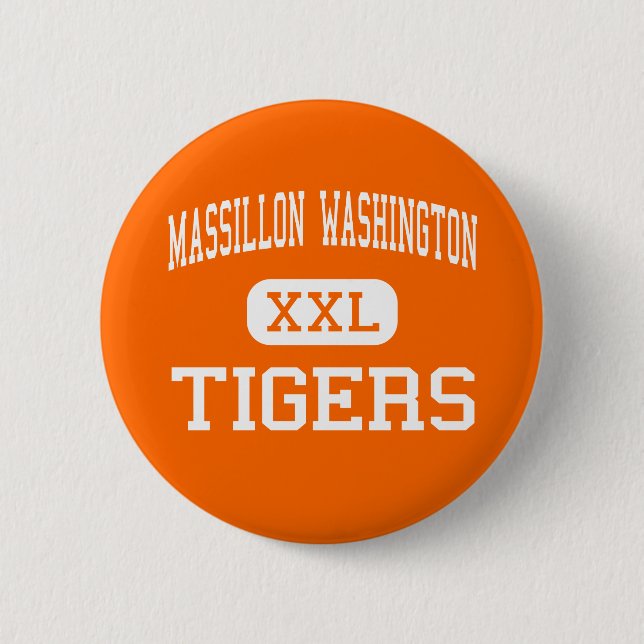 Massillon Washington - Tigers - High - Massillon Button (Front)