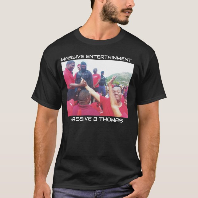 MASSIVE B THOMAS  Basic Dark T-Shirt (Front)