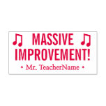 [ Thumbnail: "Massive Improvement!" Grading Rubber Stamp ]