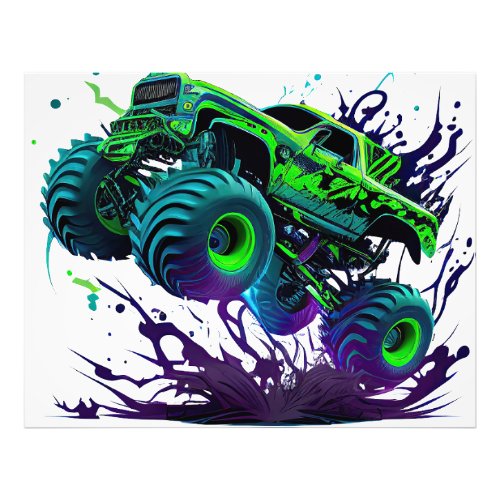 Massive Monster Truck Photo Print