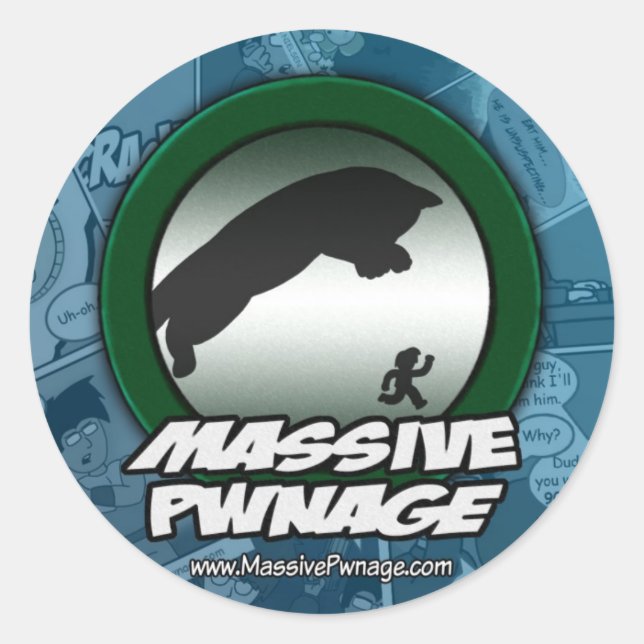Massive Pwnage Sticker (Front)