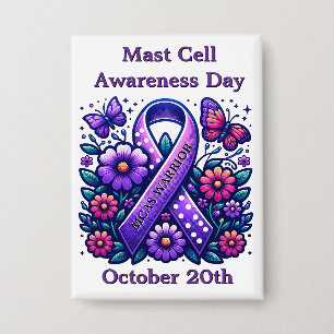 Mast Cell Activation Syndrome MCAS Warrior Button