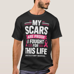 Mastectomy Funny Breast Cancer Women  T-Shirt