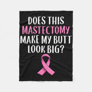 Mastectomy Survivor Breast Cancer Awareness Women Fleece Blanket