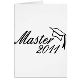 Master 2011 cards