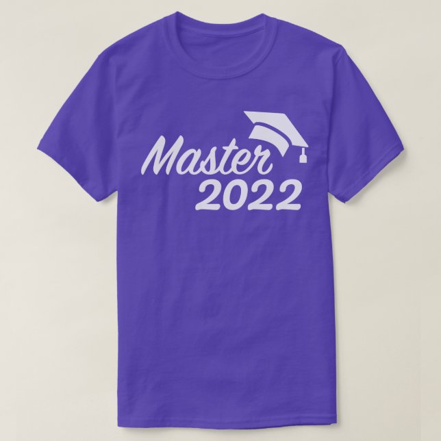 Master 2022 graduation T-Shirt (Design Front)