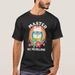 Master 2023 No Probllama Master Degree Premium T-Shirt