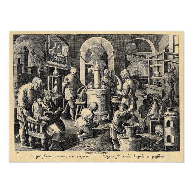 Master Alchemist Medieval Lab Tools Photo Print (Front)