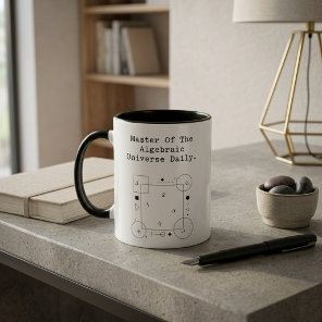 Master Algebraic Universe | Daily Math Whiz Color Morph Mug