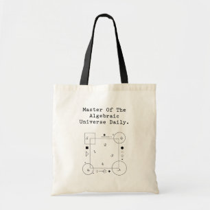 Master Algebraic Universe Daily Math Whiz Tote Bag
