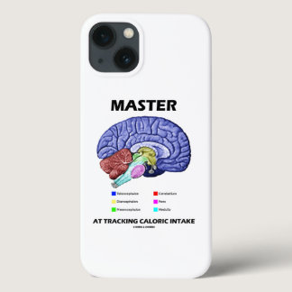Master At Tracking Caloric Intake Brain Attitude iPhone 13 Case