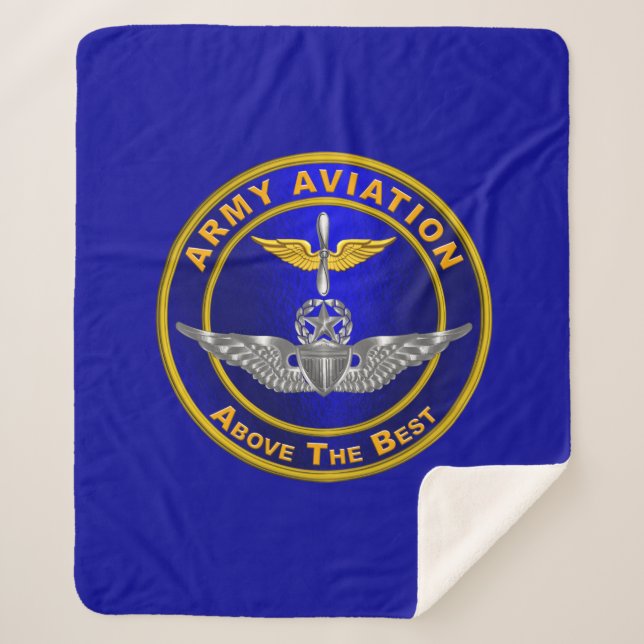 Master Aviation Wings   Sherpa Blanket (Front)