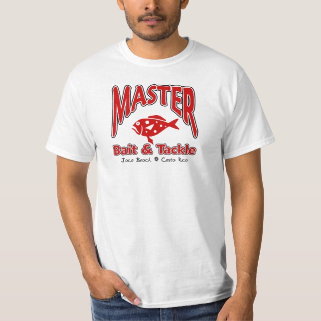 Master Bait & Tackle, Jaco Beach, Costa Rica T-Shirt (Front)