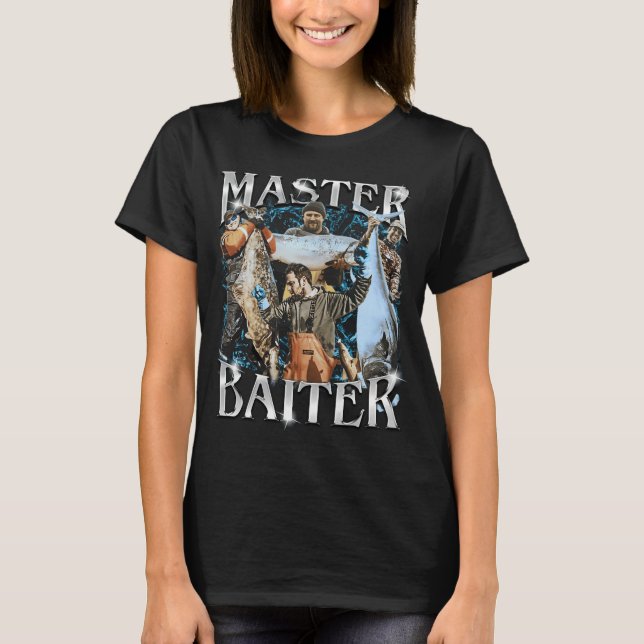 Master Baiter  â€“ Funny Fishing Pun Tee for Men (Front)