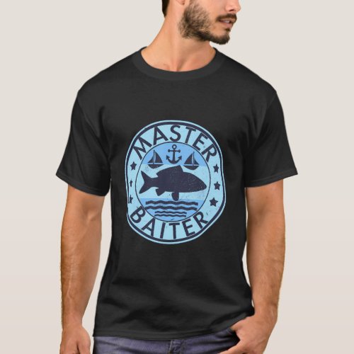 Master Baiter Fishermans Bass Fishing T_Shirt