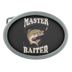 Master Baiter Fishing Belt Buckle